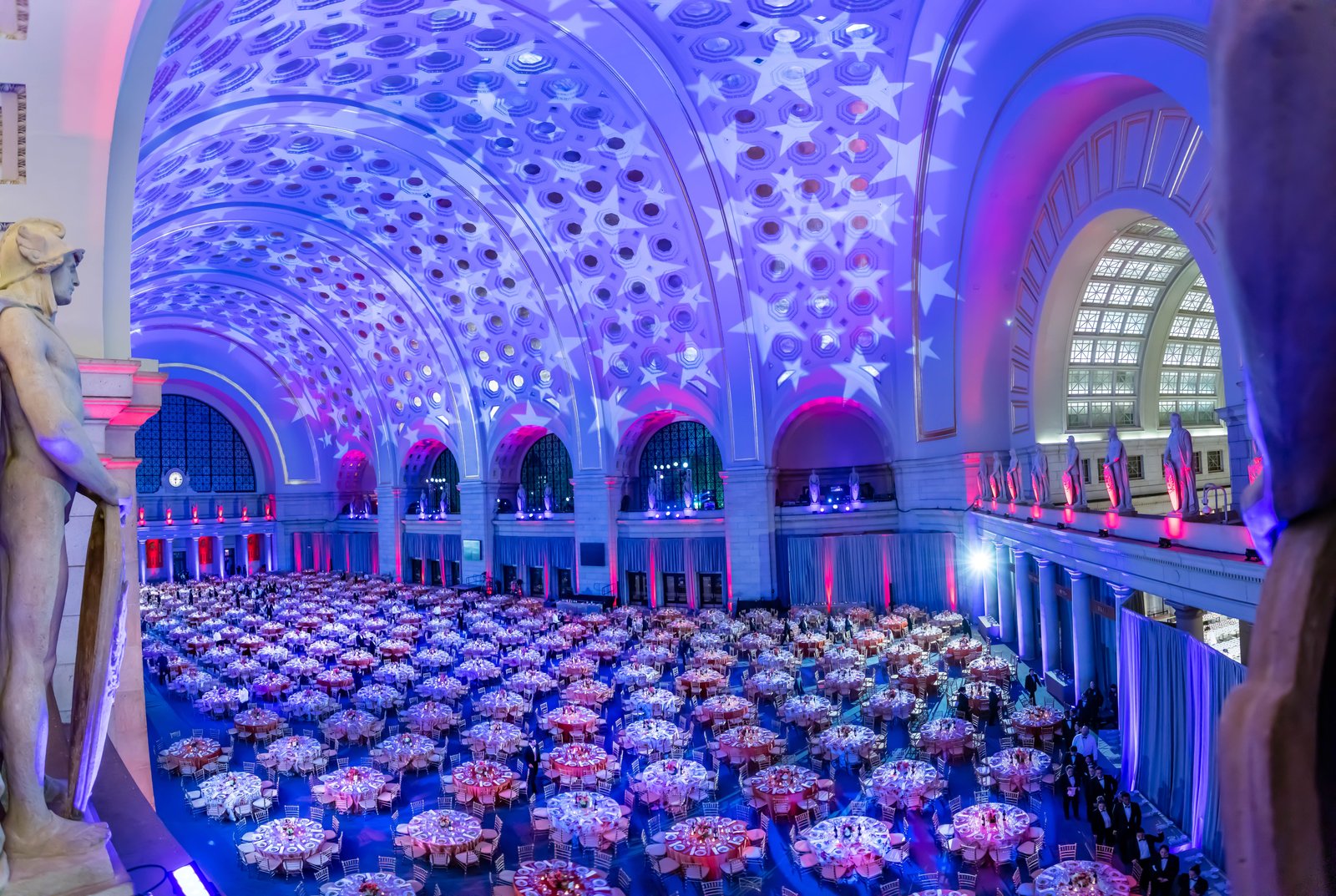 Main Hall at Union Station — event rentals by Zoe Events